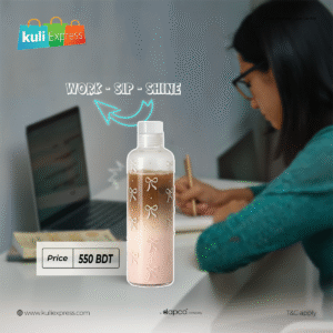 Bowknot Large Capacity Cup Water Bottle