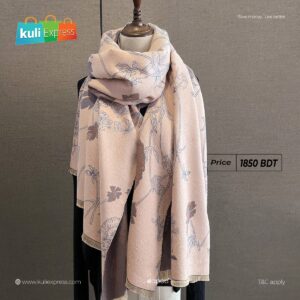 Pink & Blue Magnolia Shawl