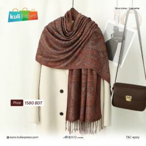 Cashew Tassel Long shawl