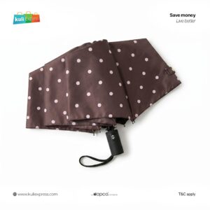Elegant Polka Dot Korean Umbrella for Women