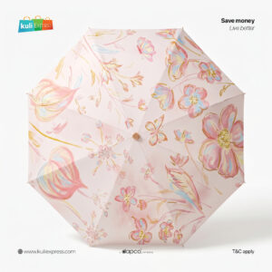 Luxury Butterfly Design Ladies Umbrella