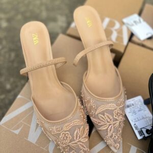 ZARA Inspired Brown Nude Heel