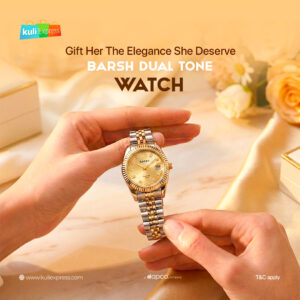 Dual colour Naidu wacth